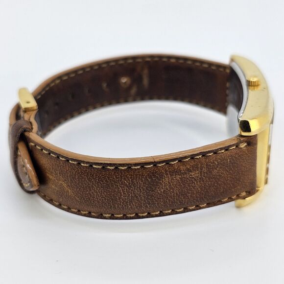 VTG Hamilton Women's Watch 22MM Gray Dial Brown Leather Bands New Battery - Picture 11 of 16